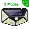 100 180 LED LED Solar Light Outdoor Lamp with Motion Sensor Solar Lights Solar Light