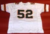 Con RAY LEWIS MIAMI HURRICANES personalizzato a buon mercato JERSEY BIANCO STITCHED aggiungere qualsiasi numero di nome