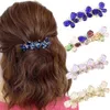 7.5 cm Strass Papillon Printemps Clip Barrettes Femmes Mode Épingles À Cheveux Hairgrip Pour Filles Queue De Cheval Accessoires