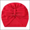 Bonnet / Skl Caps Chapeaux Chapeaux Foulards Gants Accessoires De Mode Plissé Fleur Bébé Chapeau Tricoté Coton Tissu Cap Infantile Pographie Props Beani