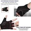 Bike Cycling with 5MM Gel Pad Half Finger Biking Bicycle Gloves for Men Women