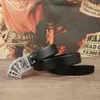 Belts Western Cowboy Fashion Men's Leather Personality Straight Flush Poker BeltBelts