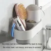 Ingen stansning av badrumsförvaring Rack Organisation Tungt hålfritt hårtork rack Keep Tidy Soporte Para Secador de Pelo Sin Agujeros
