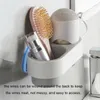 No Punching Bathroom Storage Rack Organization Heavy Duty Hole-free Hair Dryer Rack Keep Tidy Soporte Para Secador De Pelo Sin Agujeros