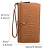 Outdoor Bags Wallet Male Clutch Wallets Large Phone Bag Unique Design Men Purse Turnover Handbag Multifunction Card Holder