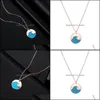 Pendant Necklaces Waves Sea Pendants Necklace Fashion Trendy Jewelry Gift Beach Drop Delivery 2021 Mjfashion Dhr98