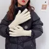 Five Fingers Gloves Winter Women Knitted Touch Screen High Quality Flmale Mitten Thicken Warm Wool Cashmere Solid Fashion Autumn