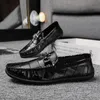 Mens Shoes Casual Business Shoes Moccasins For Men Hand Stitching Leather Penny Loafers Men's Luxury Breathable Walking