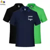 Mens customized shortsleeved Polo shirt Personalized top Ladies casual work advertising Polo shirt 220609