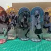 Porte-clés Anime Genshin Impact Albedo Zhongli Kazuha Kamisato Ayato DIY Stand Acrylique Figures Venti Xiao Modèle Plaque Bureau Décor Fans Cadeau Em