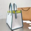 Haute qualité en cuir femmes fourre-tout mode haute capacité concepteur de luxe lettre impression femmes bandoulière simple épaule portable sacs de voyage
