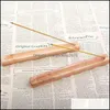 Decorative Objects Figurines Home Accents Decor Garden Incense Sticks Holder Bamboo Natural Plain Wood Stick Ash Catcher Burner Wooden Dec