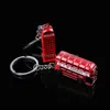 Porte-clés Accessoires de mode London Red Bus Boîte aux lettres Porte-clés Pendentif Porte-clés Souvenir Cadeaux pour hommes Chaîne Bijoux Ringkeychains Drop DE