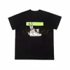 Scarpe estive T-shirt stampate da donna Girocollo di alta qualità T-shirt nere Abbigliamento casual allentato da uomo Taglia asiatica S-XL