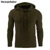 Naranjasabor Autumn Heren Hoodies Slim Hooded Sweatshirts Mens Coats Mannelijke Casual Sportswear Streetwear Brand Kleding N461 220811