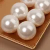 Factory Direct Sales Loose Pearl Beads 3-30mm Half Hole Imitation Shell Pearl Highlight DIY Ornament Accessories High Quality