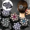 Hinaises vintage Fleur Fleur Claws de canard Claws Ponytail Resin Clipter Shinning Headwear Hair Hair Hair Sembs ACCESSOIRES