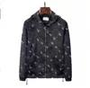 디자이너 재킷 패션 윈드 브레이커 긴 슬리브 남자 재킷 후 까마귀 의류 동물 편지 패턴 옷 m-xxxl