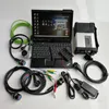 2in1 Professional Auto Diagnostic Tools MB Star C5 ICOM A2 Diagnose 1 TB SSD -kabels en multiplexer tweedehands laptop X201T I7 8G voor BMW Mercedes -auto's