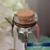 Empty Clear Glass Bottle Lucky Wishing Bottles with Cork Stopper Party Favor