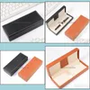 50Pcs Pu Leather Pen Box Business Promotion Souvenirs Gift Package Creative Packaging Birthday Party Fathers Day Drop Delivery 2021 Packing