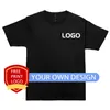 Customized Print Your Own Design Unisex T Shirts 100% Cotton Men Shirts Summer Woman Travel Clothes Sports Top Diy 220609