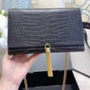 designer new womens Wallets Tassel Chain Cross Bags 23 Luxurys Lady Fashion brand Shoulder Casual Crocodile womens Bag