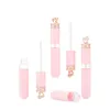Pakken lege fles Diy Pink Color Lip Closs Tube Boven Apex Creatieve vorm draagbare hervulbare cosmetische verpakkingscontainer