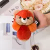 Keychains animados reais peles pequenos encantos de chaveiro rex brinquedos keyring women saco ornament multifuncional buginket key lanyard presentes enek22