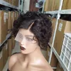 NXY WIGS CABELO HUMANO CABELO CABELA CABELA PIXIE 13X4X1 T LOCAL DE PARTE