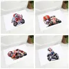 Tappeti Cartoon Sport Tappetino per motociclette per camera dei bambini Camera da letto Decorazioni antiscivolo Mobile Bike Zerbino morbido Tappeto di flanella 40x60cmTappeti