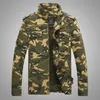 DiMusi Autumn Mens Bomber Jackets Casual Man Camouflage Army Militärrockar Slim Outwear Windbreaker Clothing 220727