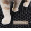 30cm X 30cm Tapis de bac à litière pour chat double couche filtres imperméables fond de coussin anti-dérapant maison de lit pour animaux de compagnie garder propre piégeage chaton bac à sable pliable