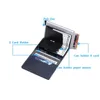 Echte lederen blokkeerportemonnee UP Credit Business Card Case Protector