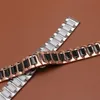 Cinturini per orologi Bracciale con cinturino in ceramica con cinturino in acciaio inossidabile 12mm 14mm 15mm 16mm 17mm 18mm 19mm 20mm 21 22mm Fascia con diamanti alla moda Hele2
