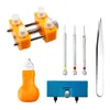 Kits d'outils de réparation 7 pièces, Kit d'outils de remplacement de batterie de montre professionnelle, support de retrait arrière, établi pour réparation de pièces d'horloger