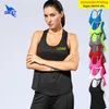 Yaz hızlı kuru kolsuz koşu gömlek kadınlar nefes alabilen yoga üstleri seksi spor salonu spor giyim yeleği elastik tank üstü özelleştir 220704