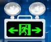 220/110/48/36/24V Multifunktionales Notfall-Ampel-LED Englische Zeichen Richtung Luminous Safety Exit Warnung Evakuierungsindikator