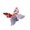 Colorful Butterfly Clamps for Women Girls Acrylic Barrettes Sweet Hair Claw Clips Korean Fashion Hair Accessories
