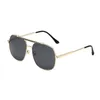 Hommes conduite lunettes de soleil mode métal dames unisexe lunettes de soleil grand cadre Design de luxe Protection UV lunettes