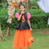 2022 Halloween Costume Party 14 Years Old Girl Evening Dress Children's Day Cosplay Kids Wear FS7810