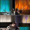 벽 램프 홈 데코 엘 공급원 정원 3D 세탁기 프로젝션 LED 거실 침대 옆 바 배경 분위기 가벼운 낭만적 인 원격 콘트로