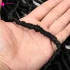 14-28 Inch Long Messy Boho Nu Soft Locs Goddess Faux Crochet Hair Black Synthetic Braiding Extensions Expo City 220610