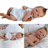 Reborn Baby Dolls 18inch Handmade born Full VINYL Body Realistic Lifelike Toddler Babies Kids Toy Gifts for Age 220504