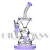 Recycler Bong Heady Glass Bongs Inline PERC WATERPIJS DAB RIG WAG GLASPIJP OLIE RIGS KWARTZ BANGER PERCOLATOR BUBBLER BEAKER HUWERHAIHS