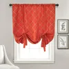 Curtain & Drapes Embroidered Window Treatment Valance Tie Up Balloon Shades Roman Rod Balconies AccessoriesCurtain