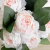 Dekoracyjne kwiaty wieńce białe jedwabiu jedwabny sztuczny kwiat przyjęcie weselne dekoracja bukiet pokój ogrodowy