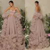 A Line Fashion Evening Dresses For Women 2022 Prom -klänningar med Wrap Sweetheart Ruffled Runway Party Outfits Ladies Formal Dress