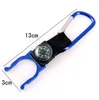 2022 Topselling Outdoor Gadgets Carabiner Aquarius Buckle Outdoors Gear Gadgetses Mountaineering Buckle With Compass Hiking (Buy 10 and get 1 free)