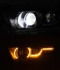 Bilstyling för Toyota Highlander -strålkastare 2012 Highlander LED -strålkastare DRL HID HEAD Lamp Angel Eye Bi Xenon Accessories